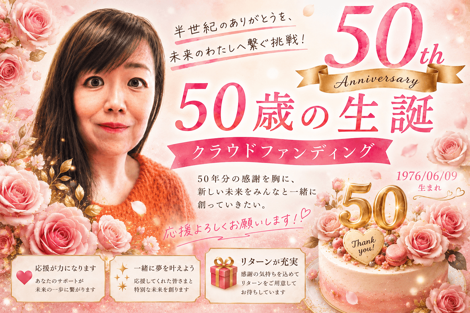 美香さんへの応援ありがとうございます
